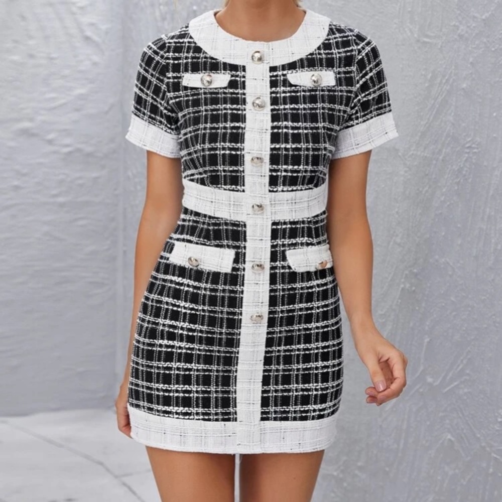 COPY - Cute classy tweed dress